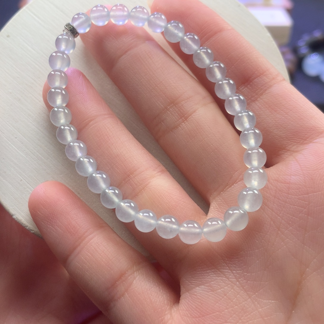 翡翠未镶嵌手链5mm