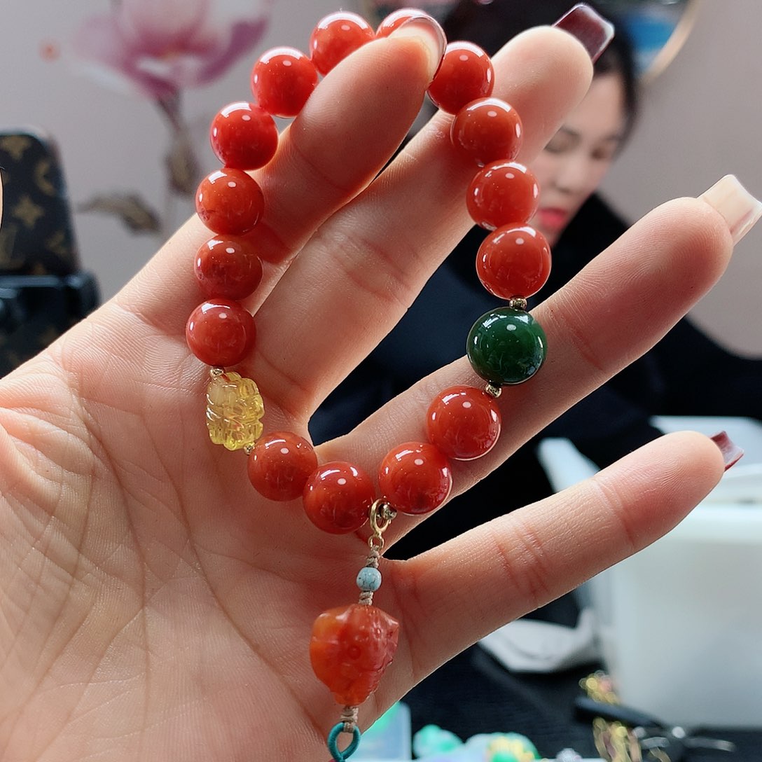 【闪购商品】南红玛瑙手链未镶嵌