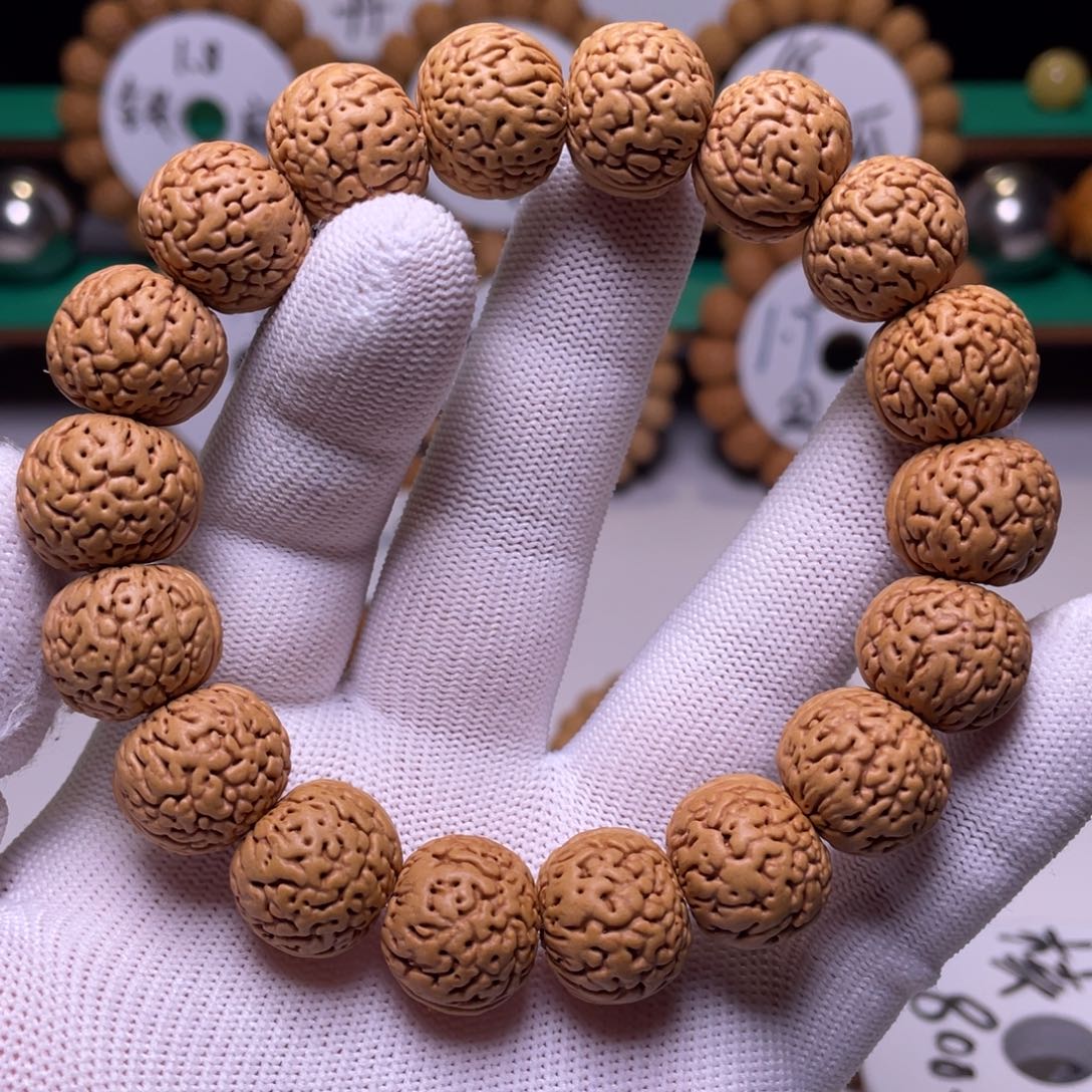 桃核手串唯**丶苹果园桃核尺寸 16