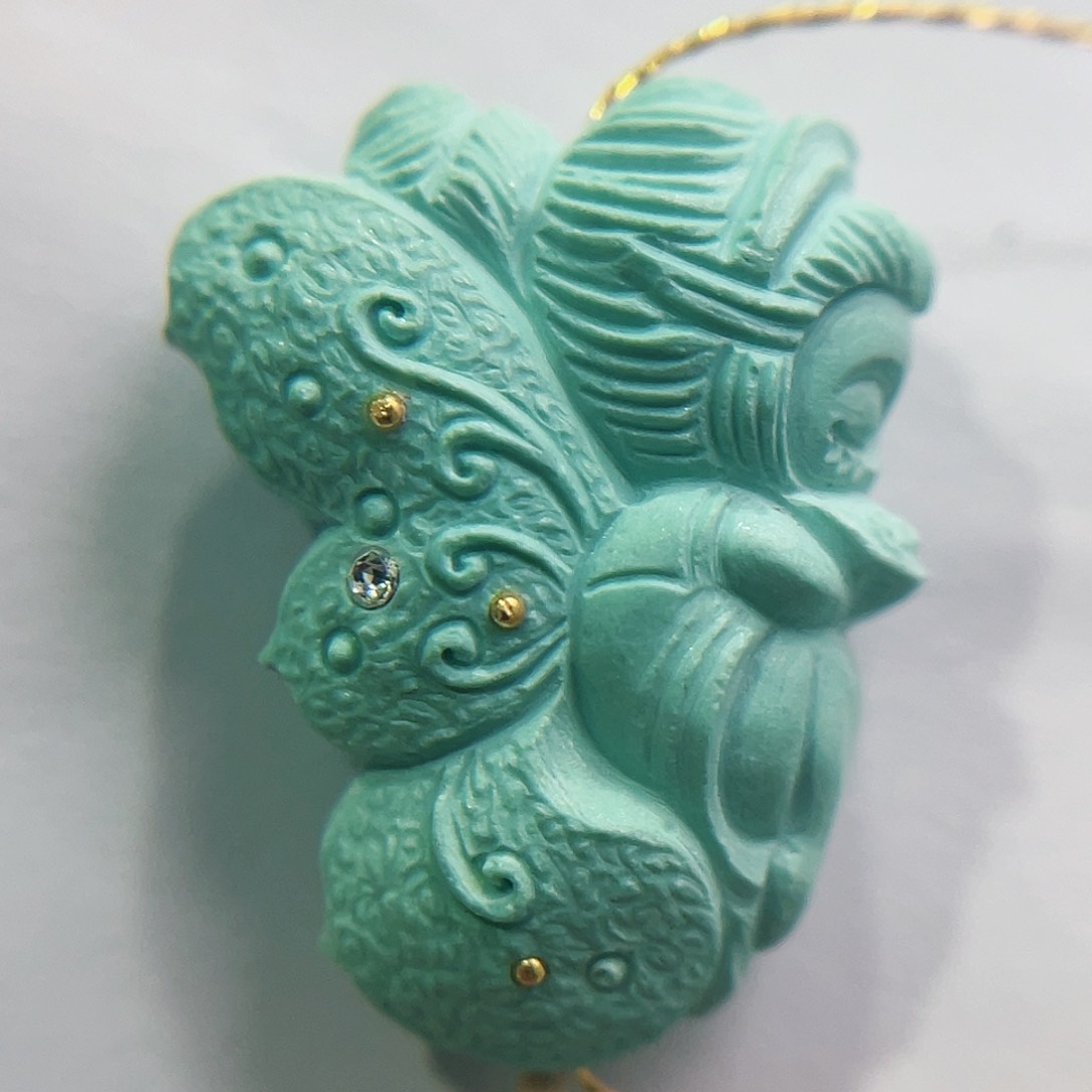 未镶嵌绿松石珠宝奇石