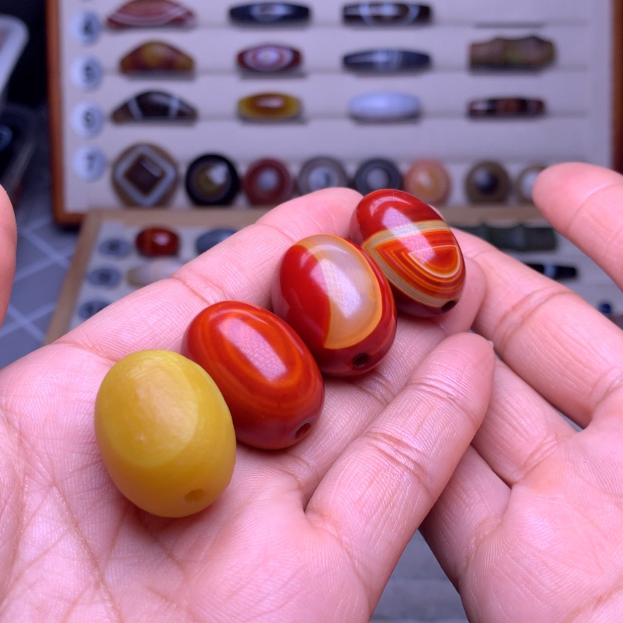 【闪购商品】玛瑙/玉髓珠宝奇石未镶嵌安****.