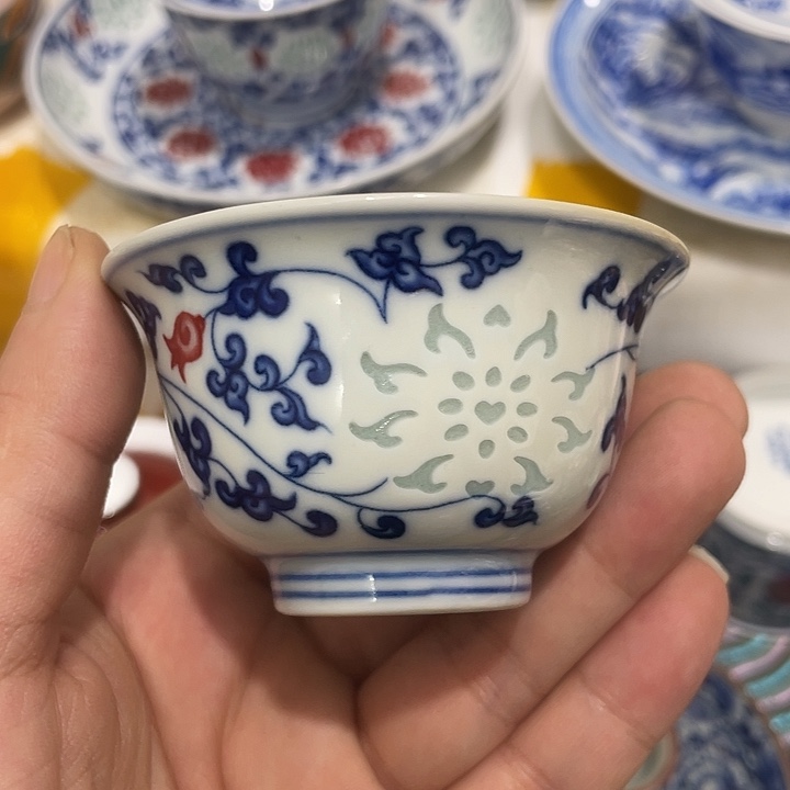 陶摆件景德镇陶瓷主人杯2333