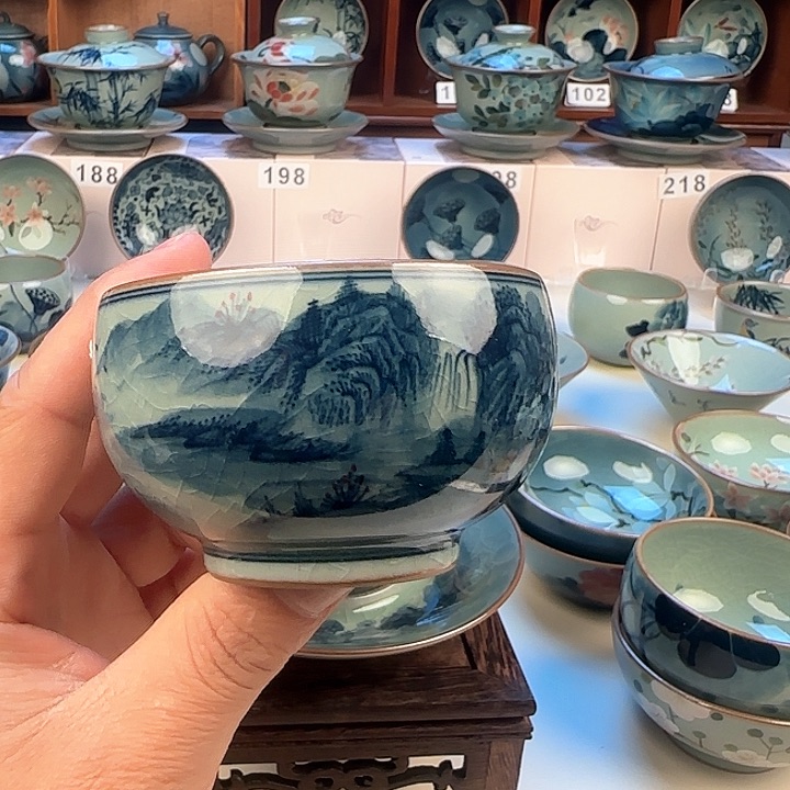 景德镇陶瓷陶瓷杯茶具