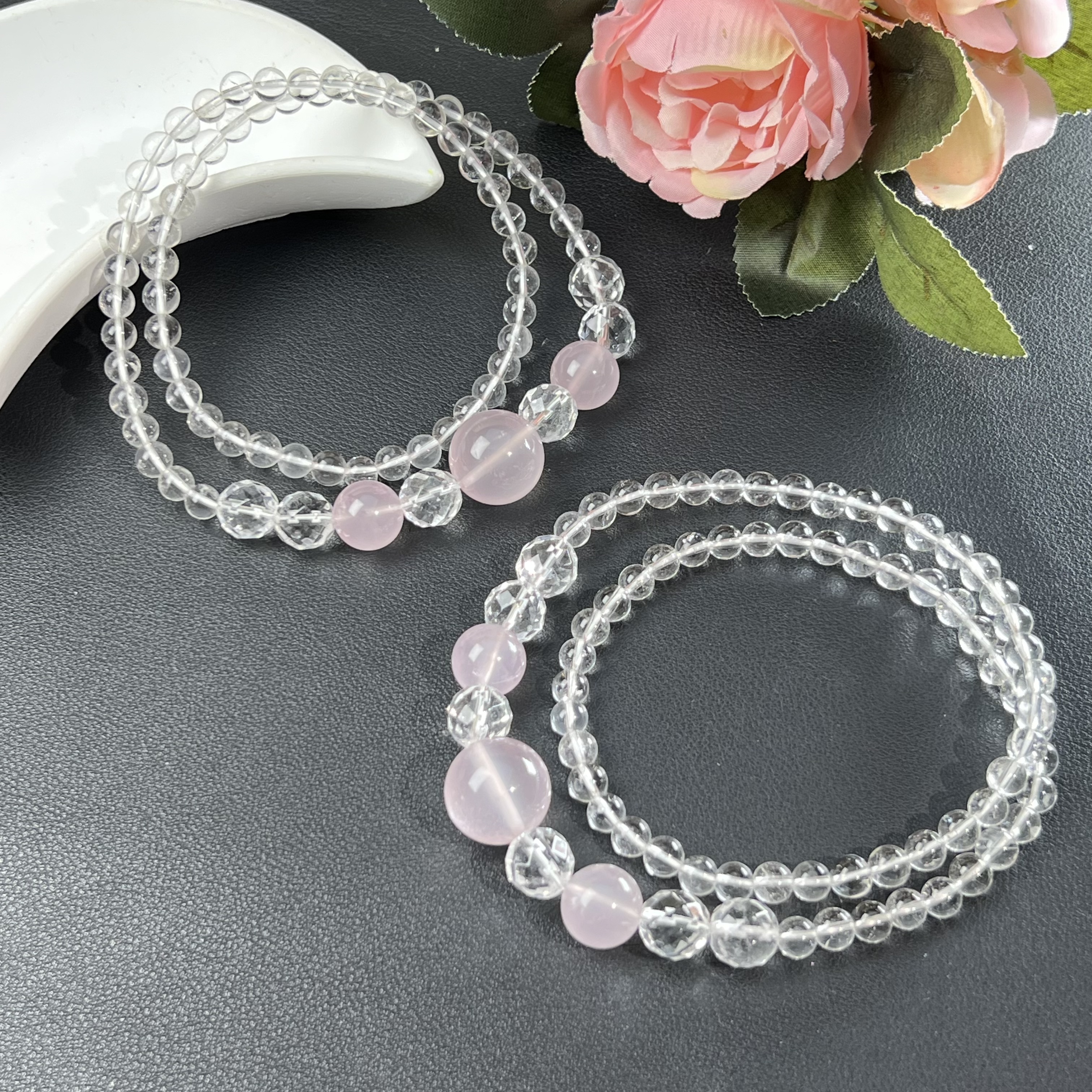 【铭记好物】水晶DIY项链-QDM93L16【多样性发一件】约5.5-9.5mm