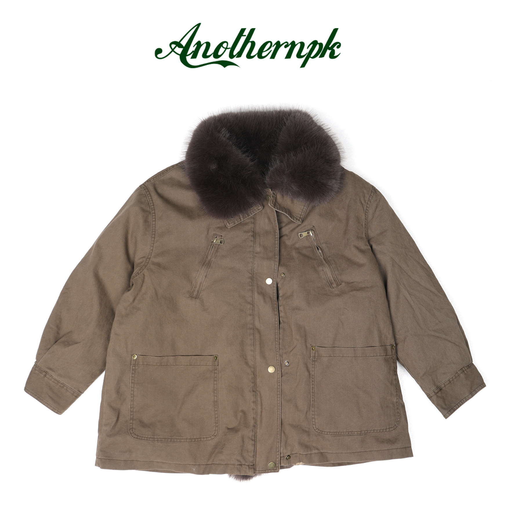 【派克羽绒服】常规宽松型长袖休闲连帽韩版女装秋冬A5F22K6143