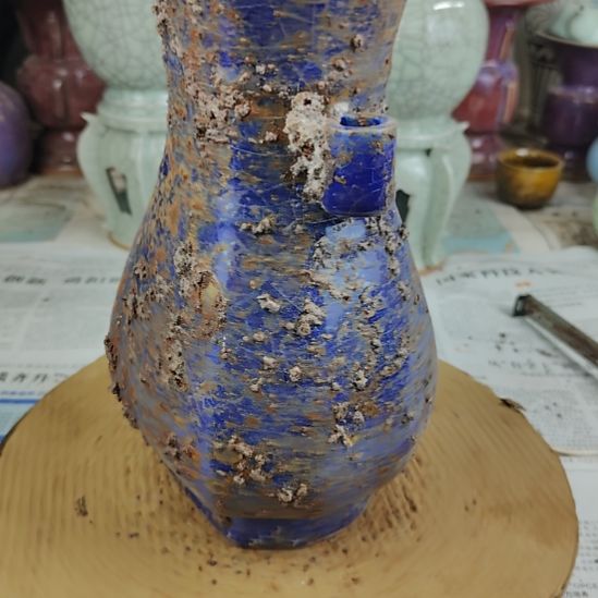 瓷片自选器型官窑生锈瓷