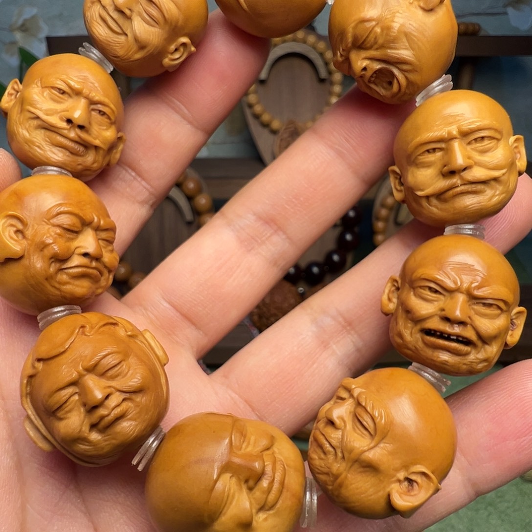 橄榄核手串/手链双面十八罗汉