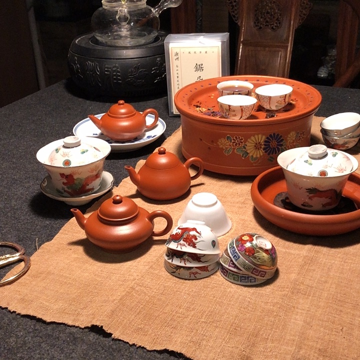 给***汤99红衣大袍功夫茶具5个