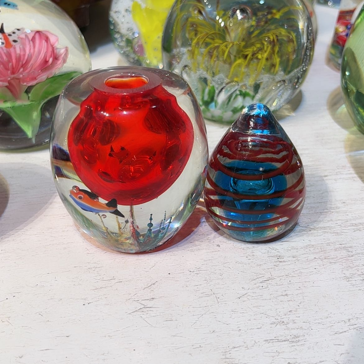 【闪购商品】琉璃手工艺品H****7纯手工蛋形有轻微的瑕疵