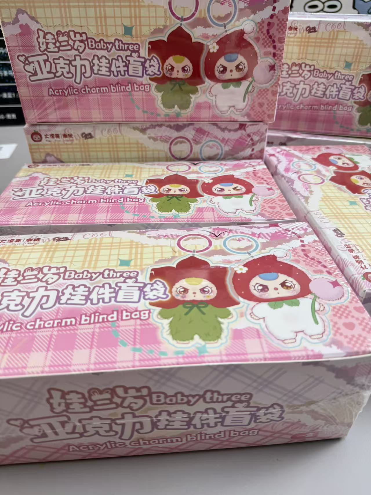 大漂亮卡通动物亚克力定制款收纳盒盲盒【代拆不退】