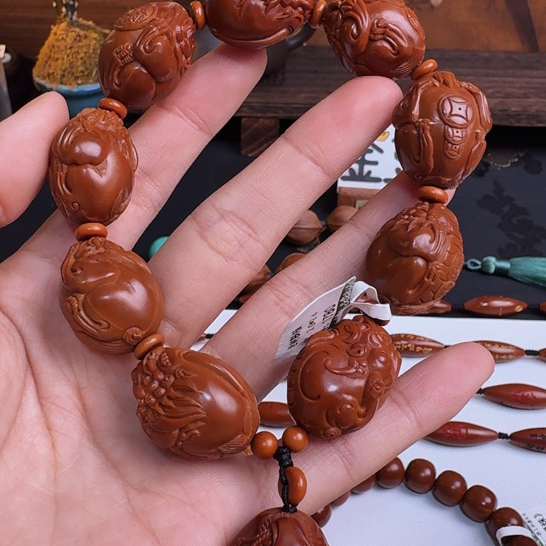 橄榄核手串/手链栋*貔貅