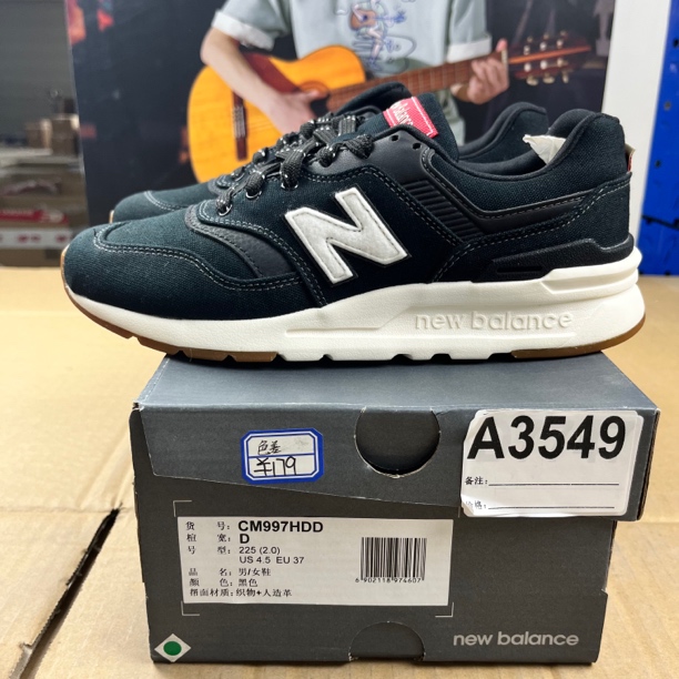 A3549 NEW BALANCE CM997HDD 37码运动鞋直播微瑕疵 无售后