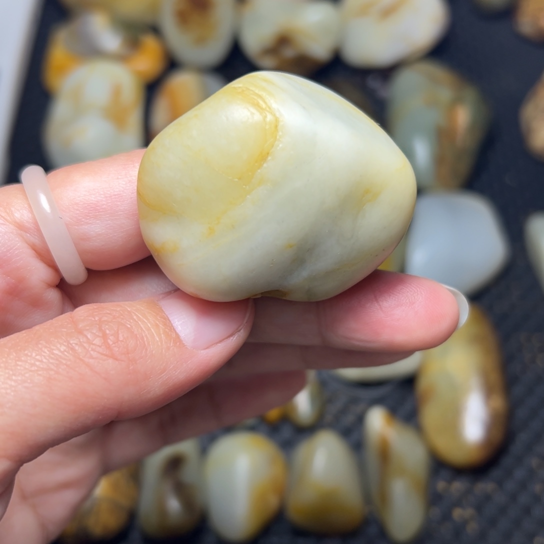 和田玉未镶嵌挂件A14