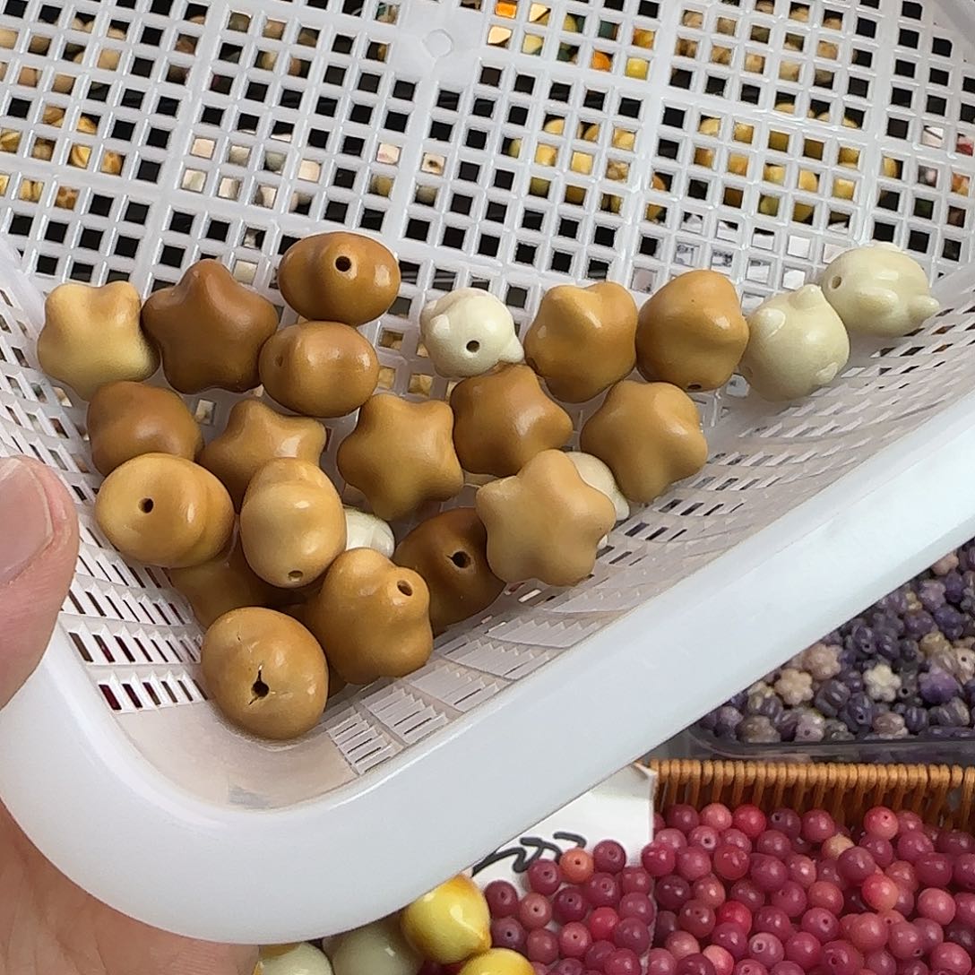 菩提根/象牙果手串微瑕疵29颗星星混处理无售后