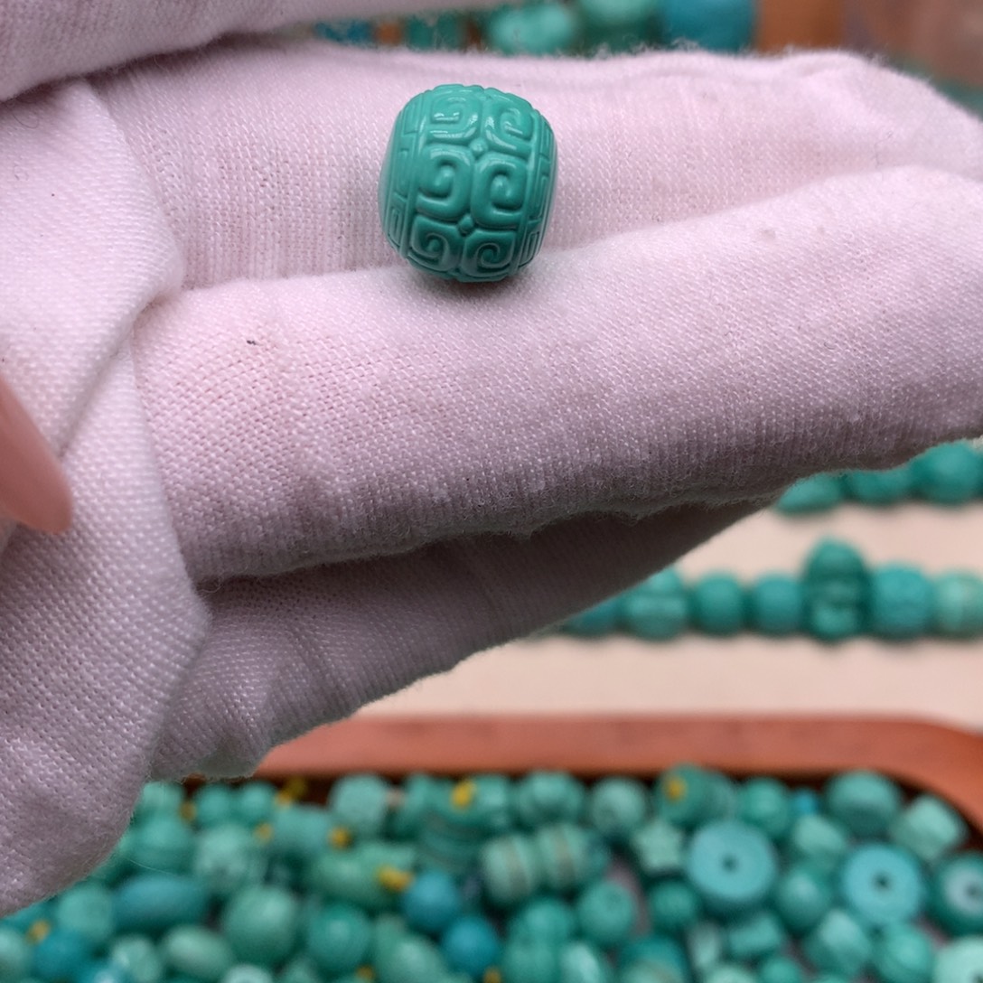 手工精工雕刻回纹老型直径卡11.3