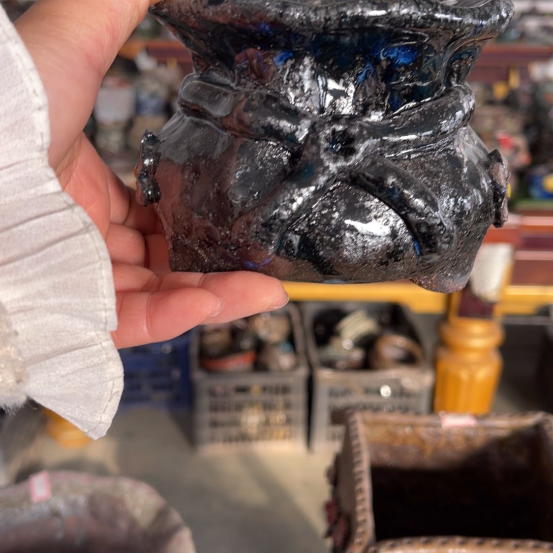 红陶莫*粗砂陶瓷花盆