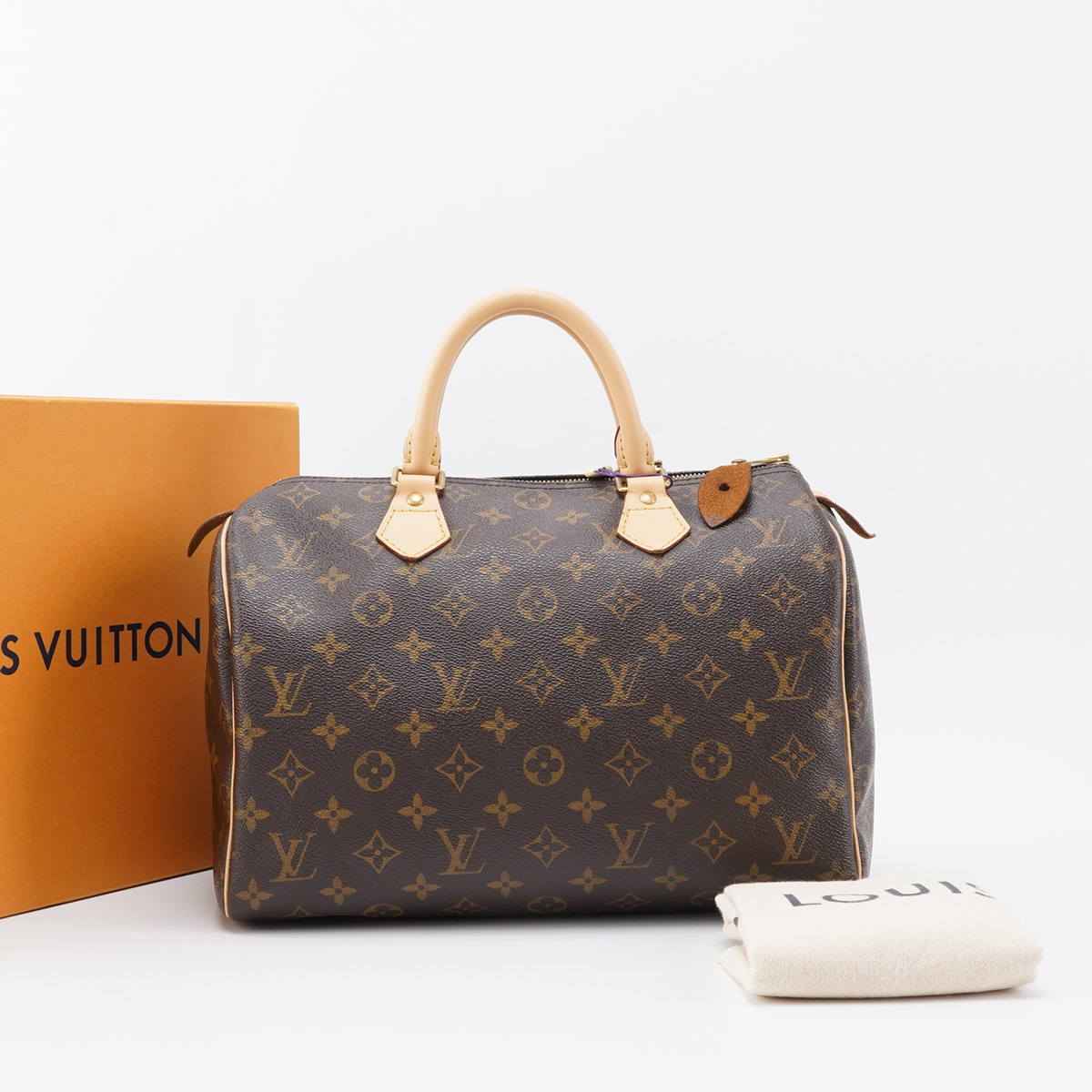 95新 LouisVuitton/路易威登 【总仓】speedy30手提款/BG22000548