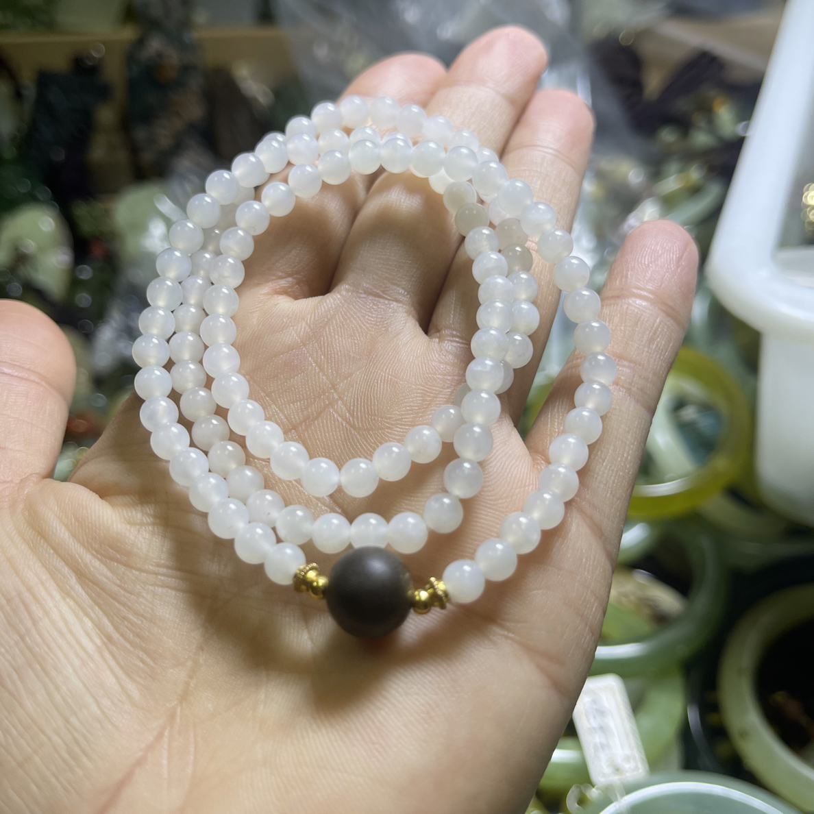 天然和田玉项链手链两用小精品年轻时尚减龄