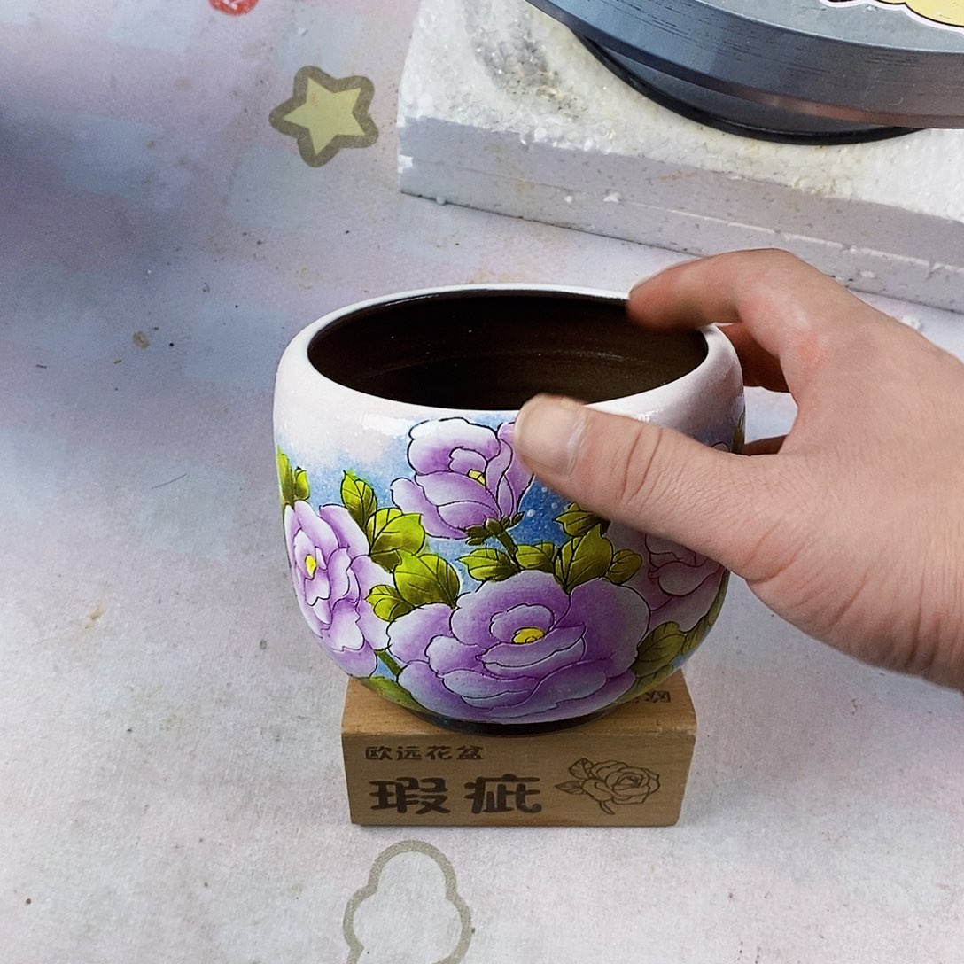 花盆紫砂满28包邮