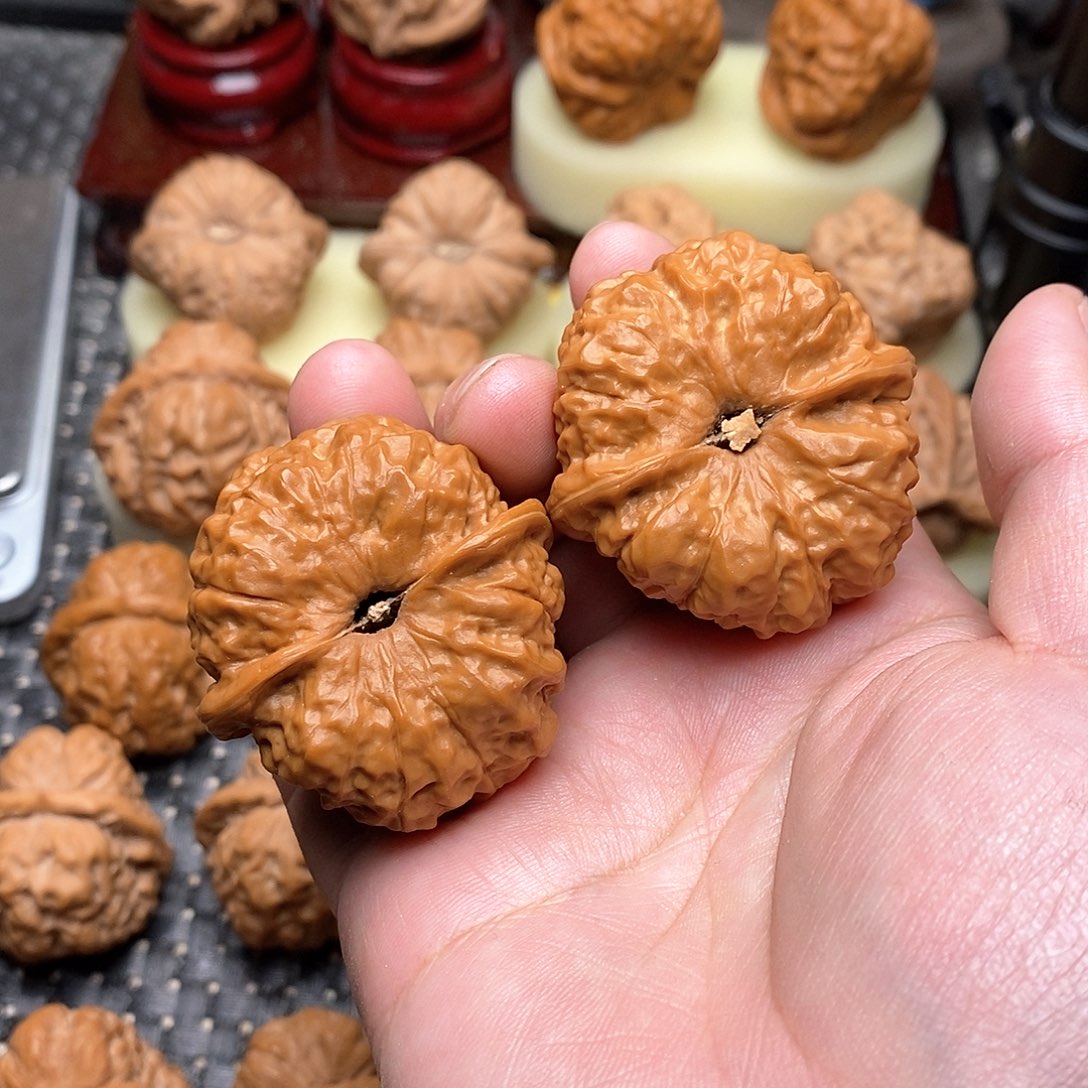 文玩核桃把件差*化蛤蟆头