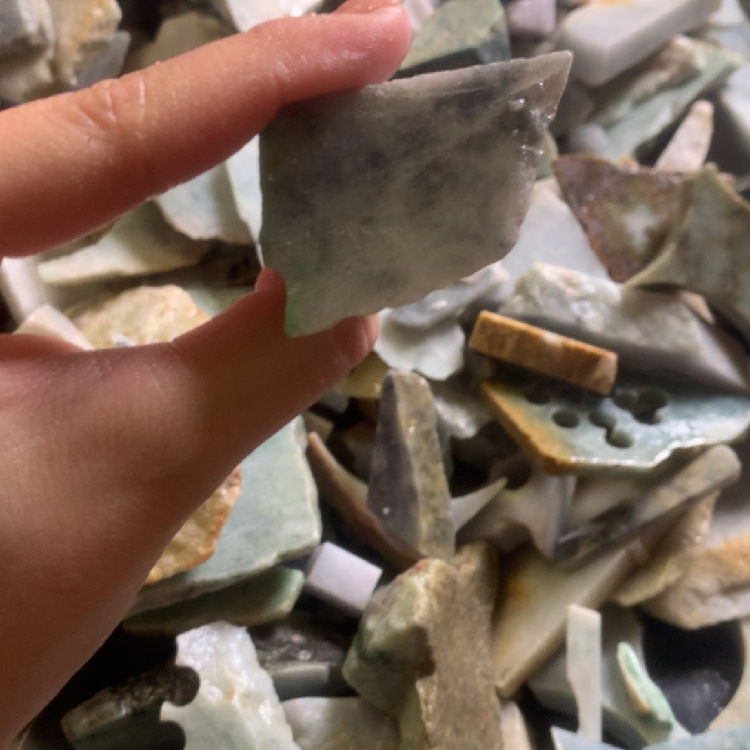 翡翠颈饰未镶嵌缅甸翡翠