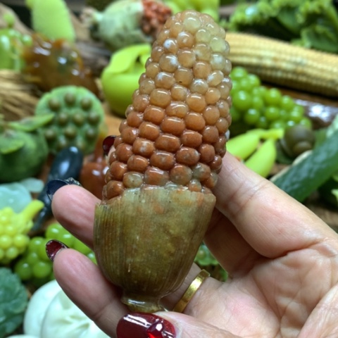 蛇纹石玉摆件未镶嵌