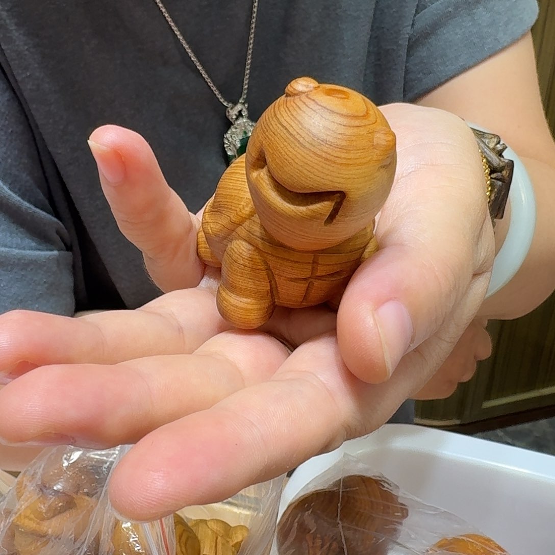 崖柏小乌龟把件把件