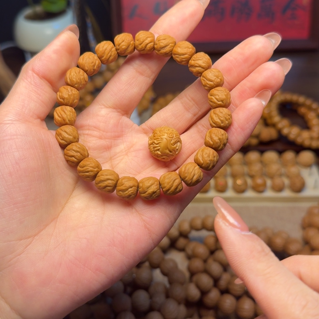 G***n把件猴头核桃魔丸加龙珠