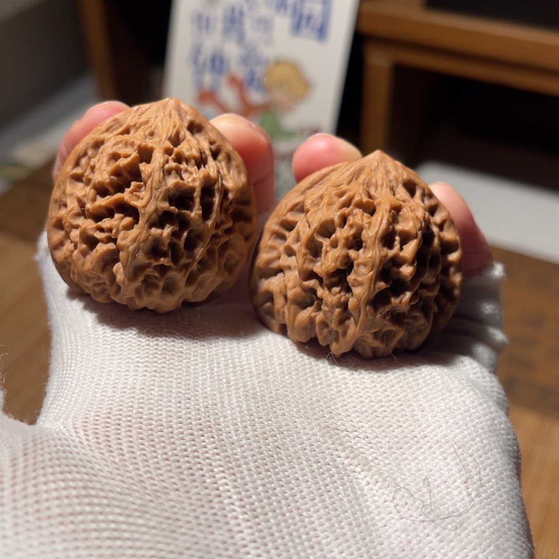 文玩核桃把件36 野牛差尺，全品，不退不换