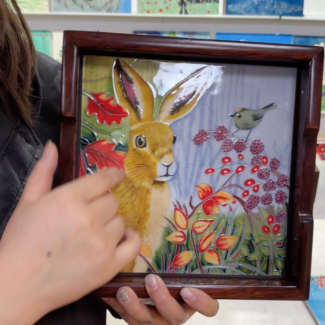 瓷片23.23连画带框特价福利微瑕