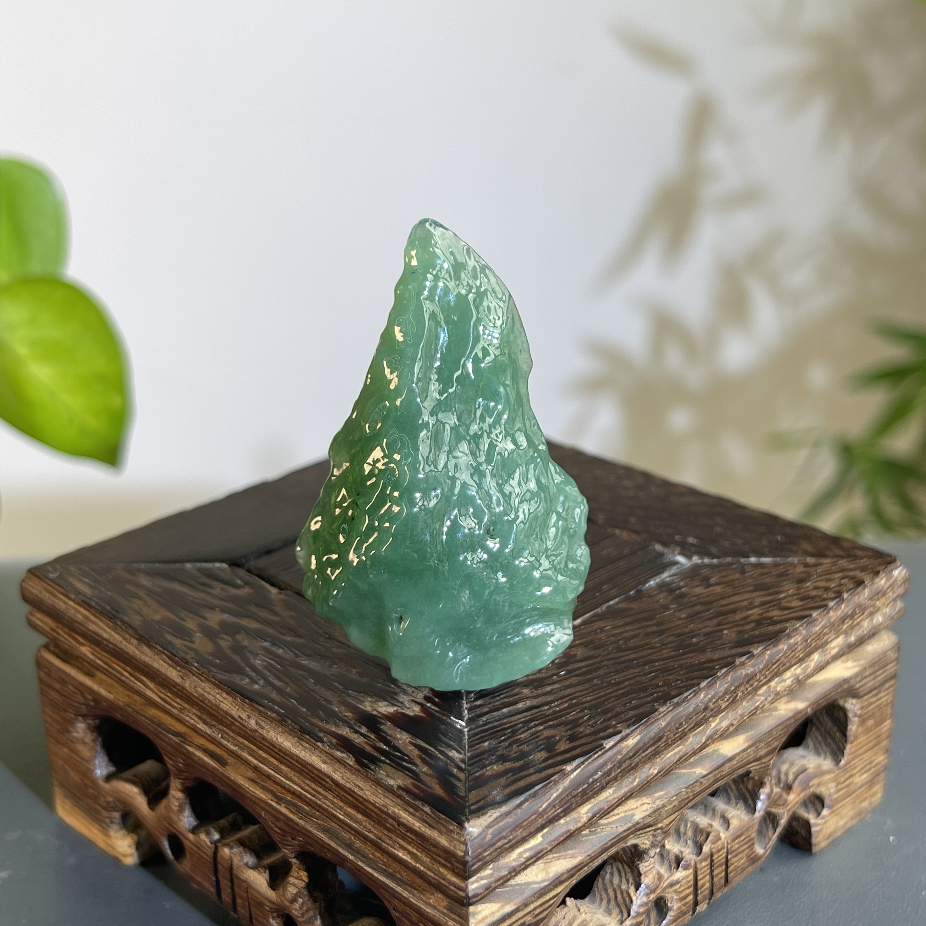 JXB11-124  精品天然翡翠A货原石吊坠