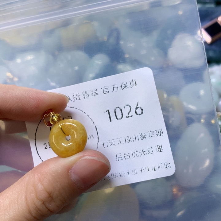 翡翠颈饰未镶嵌翡翠