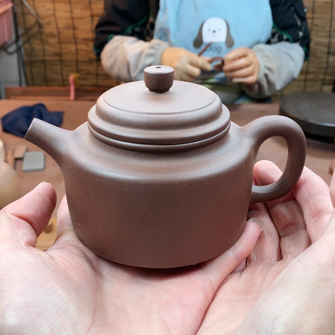 紫砂茶壶  德中 紫泥