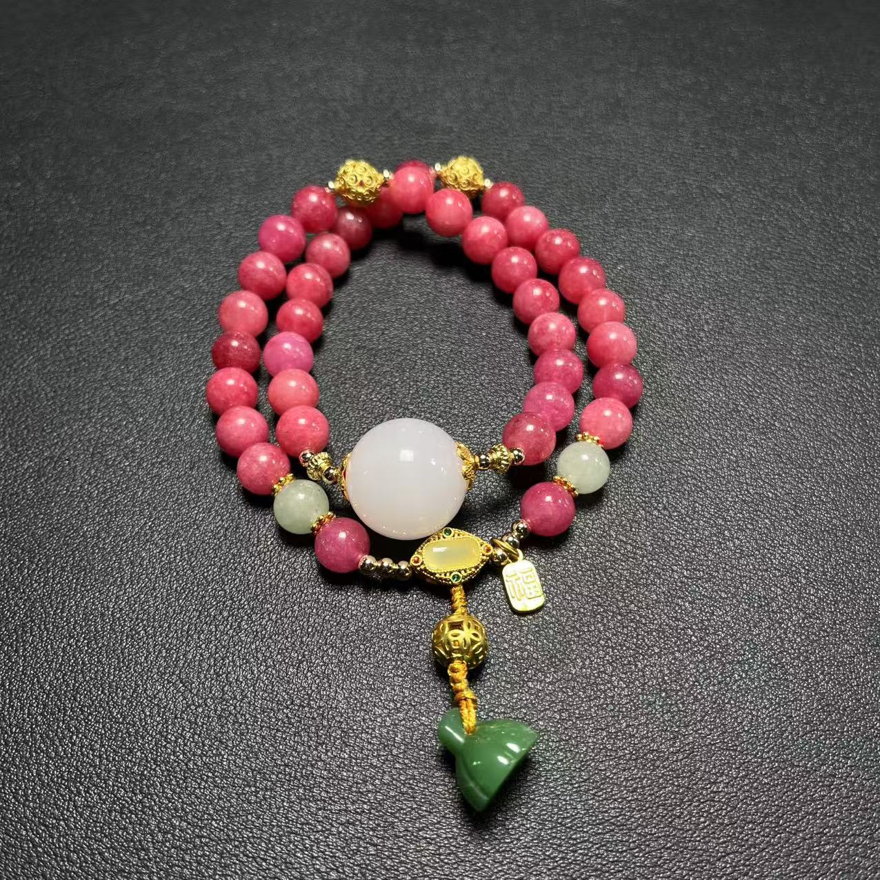 《边境高订》玉髓多圈手串A80