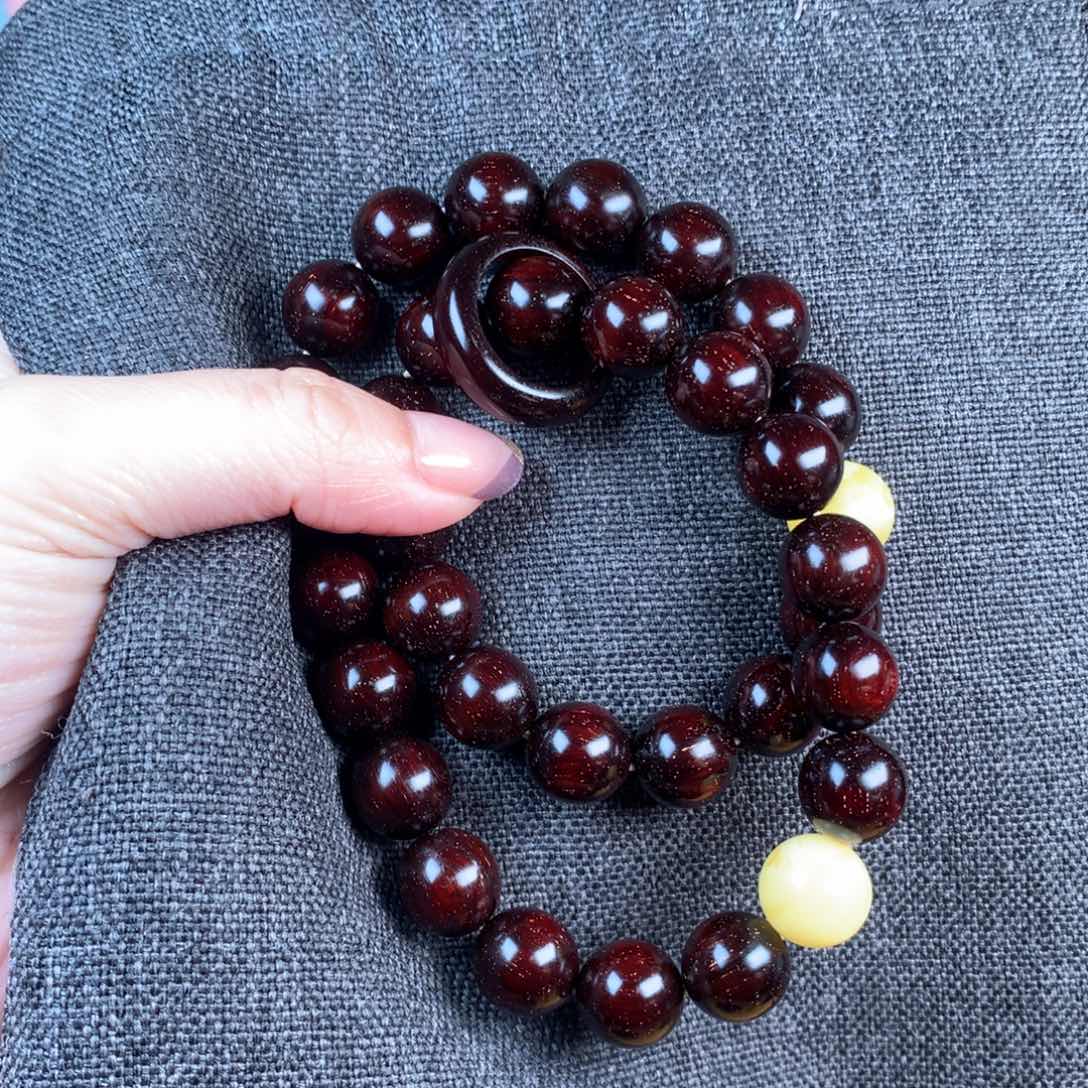 小叶紫檀手串/手链鏘定制