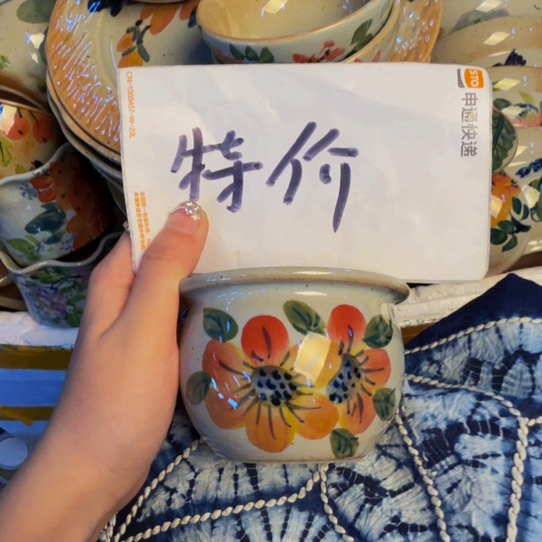 瓷片景德镇陶瓷手工手绘