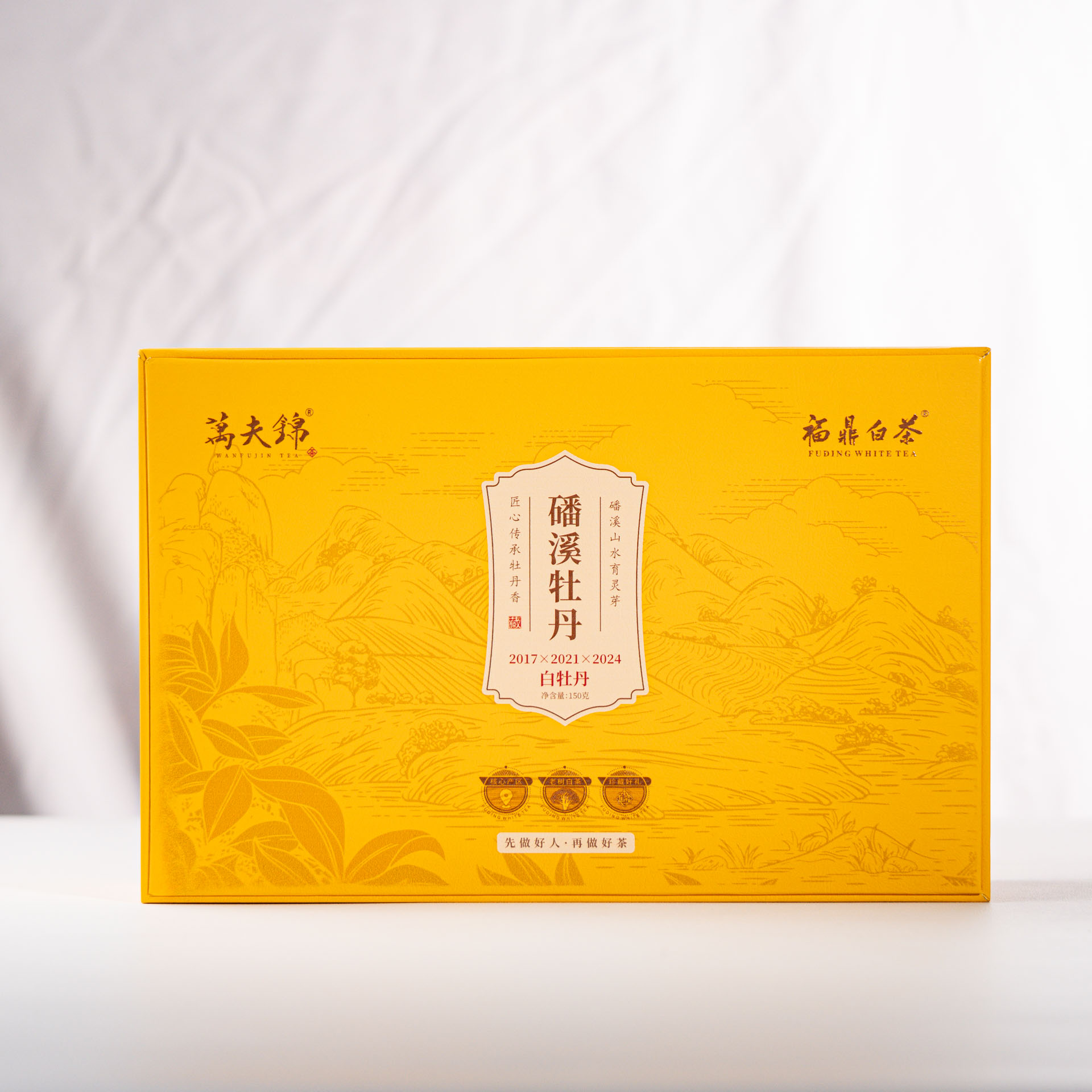 万夫锦福鼎白茶（磻溪牡丹）2024年白牡丹