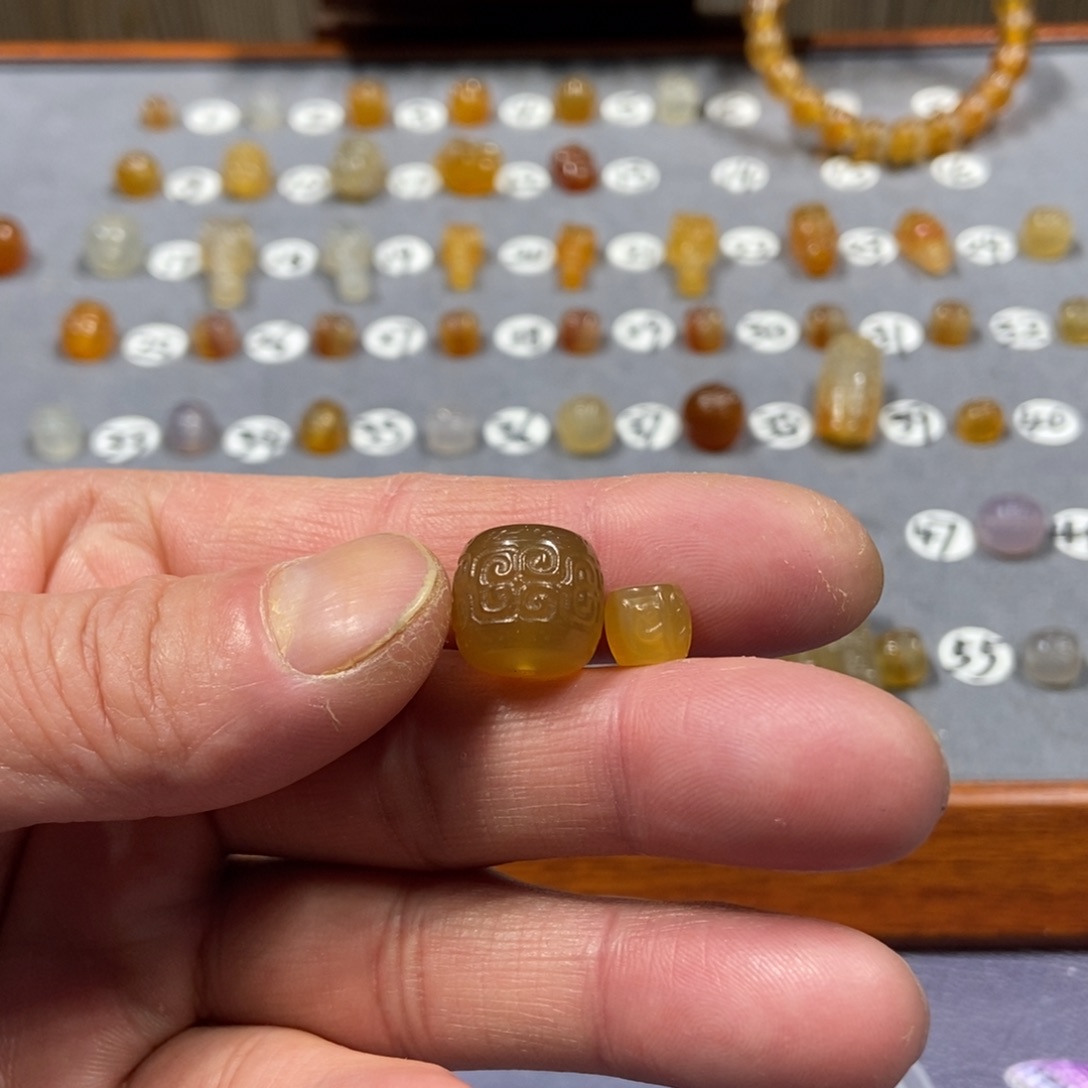 森****玛瑙/玉髓合金颈饰珠