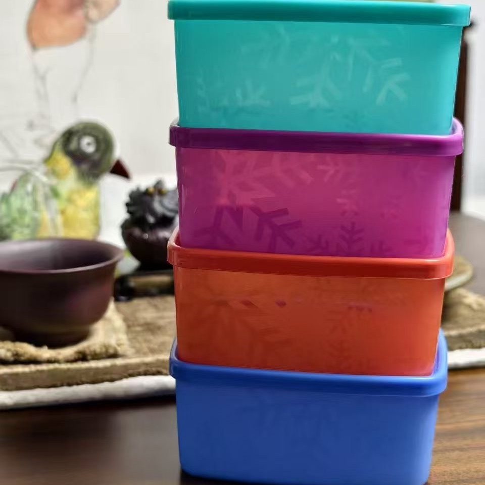 (海)雪花保鲜盒400ml冷藏干货冷冻