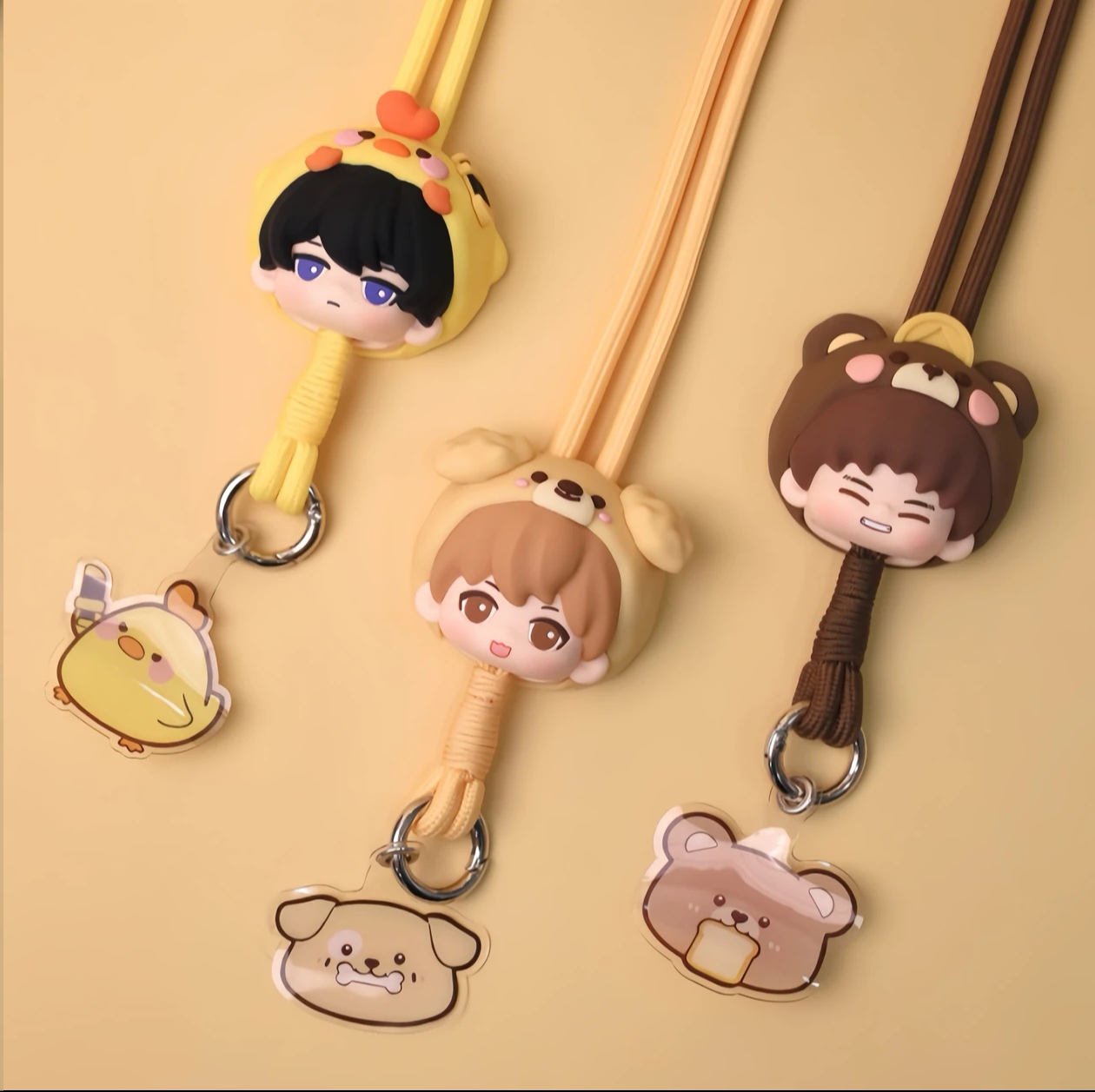 正版麦乐微美盗墓笔记动物PARTY系列挂绳盲盒潮玩周边可爱公仔