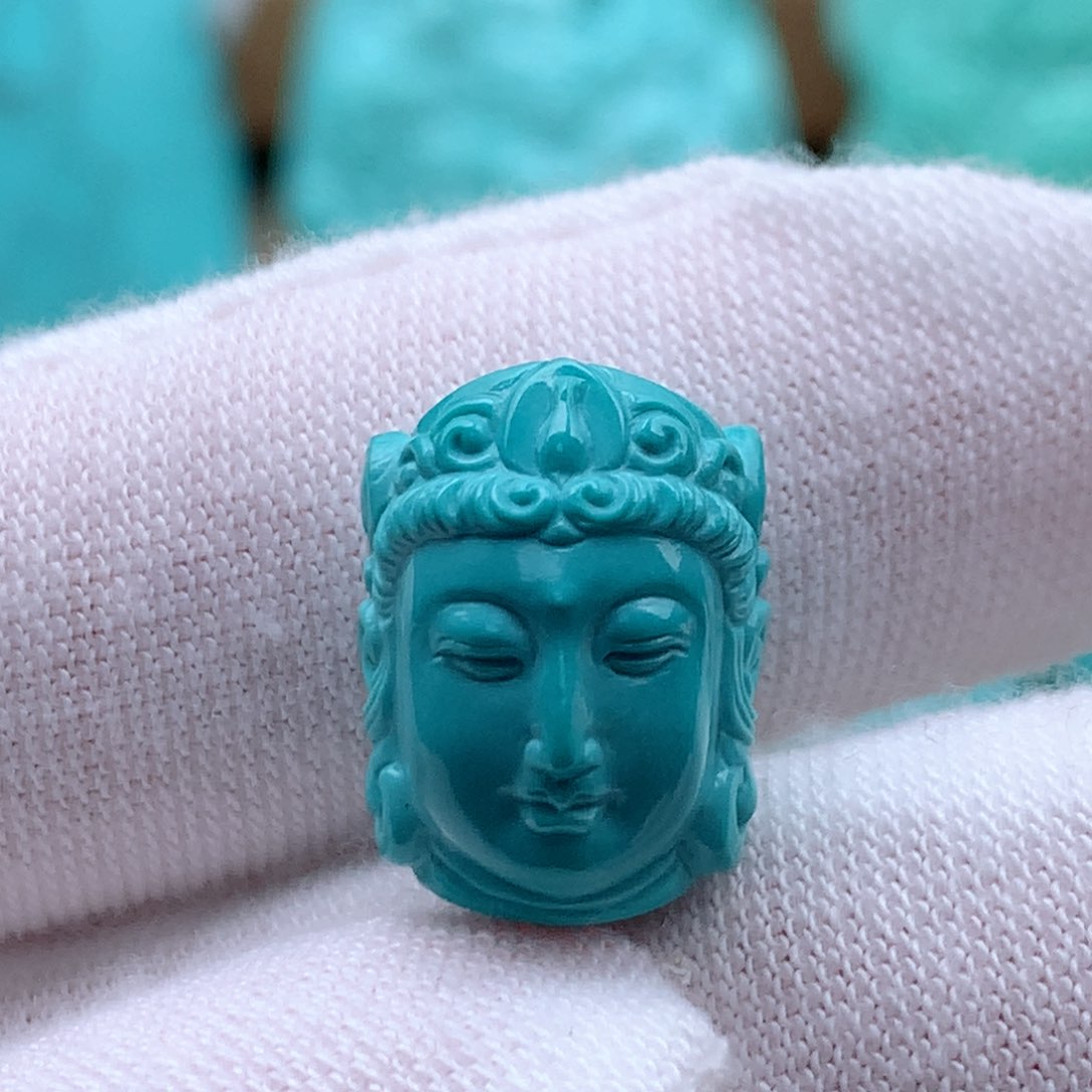 绿松石珠宝奇石未镶嵌