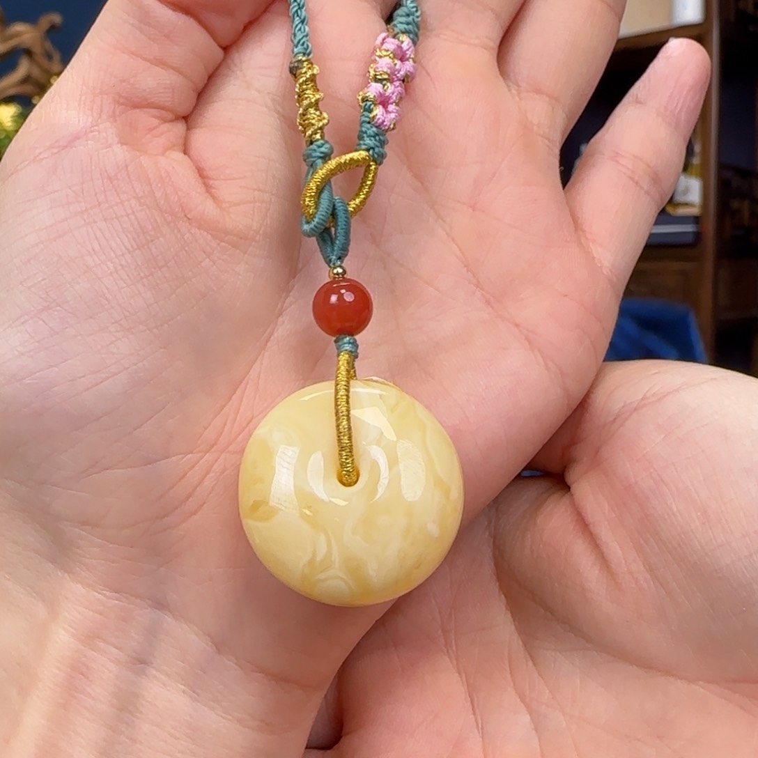 蜜蜡颈饰未镶嵌111111111