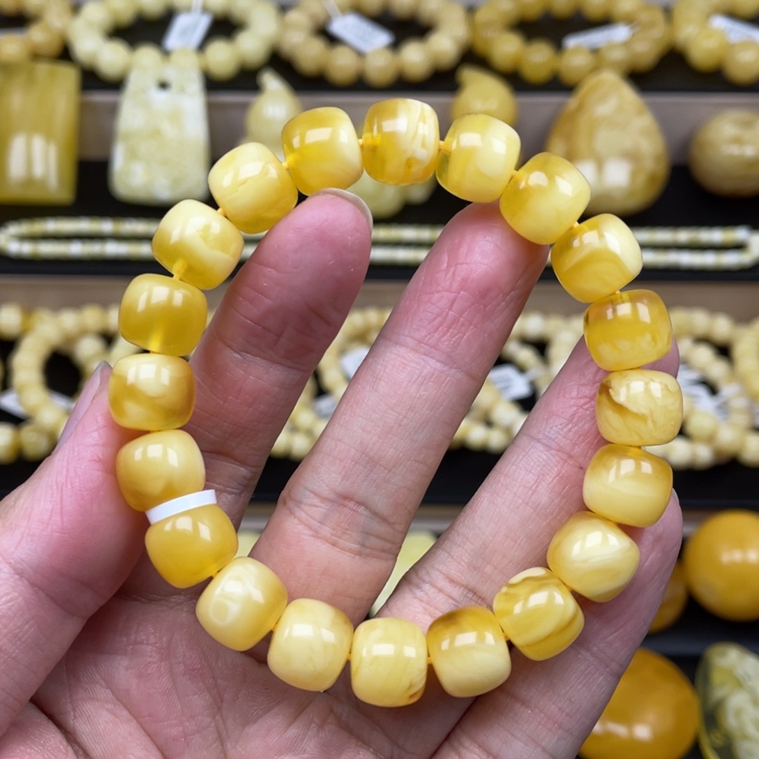 琥珀裸石未镶嵌琥珀蜜蜡