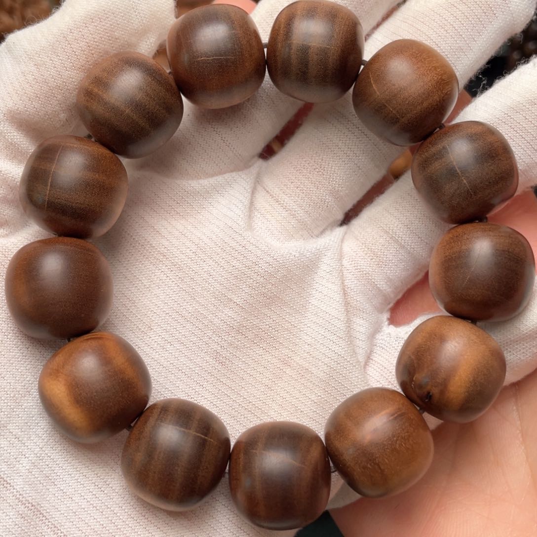 檀香木手串/手链迈索尔老山檀17/18瑕福利