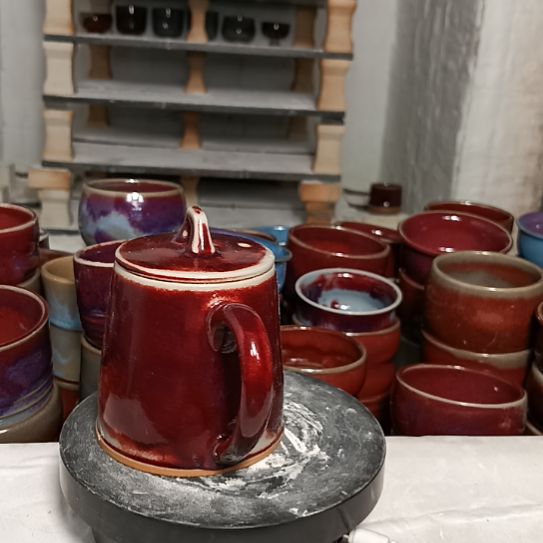 杯钧瓷杯子，纯手工制作！