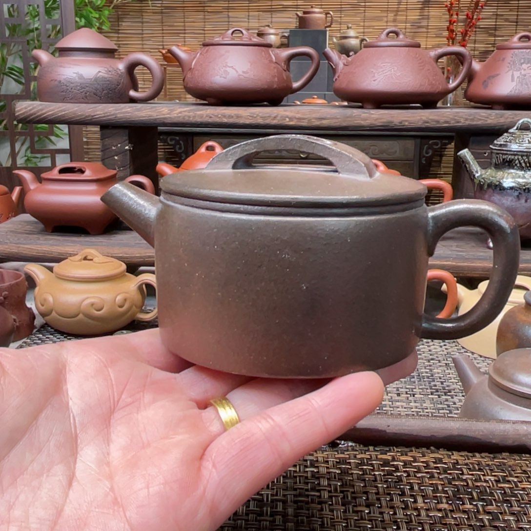 紫砂茶壶宜兴原矿紫砂手工制160全