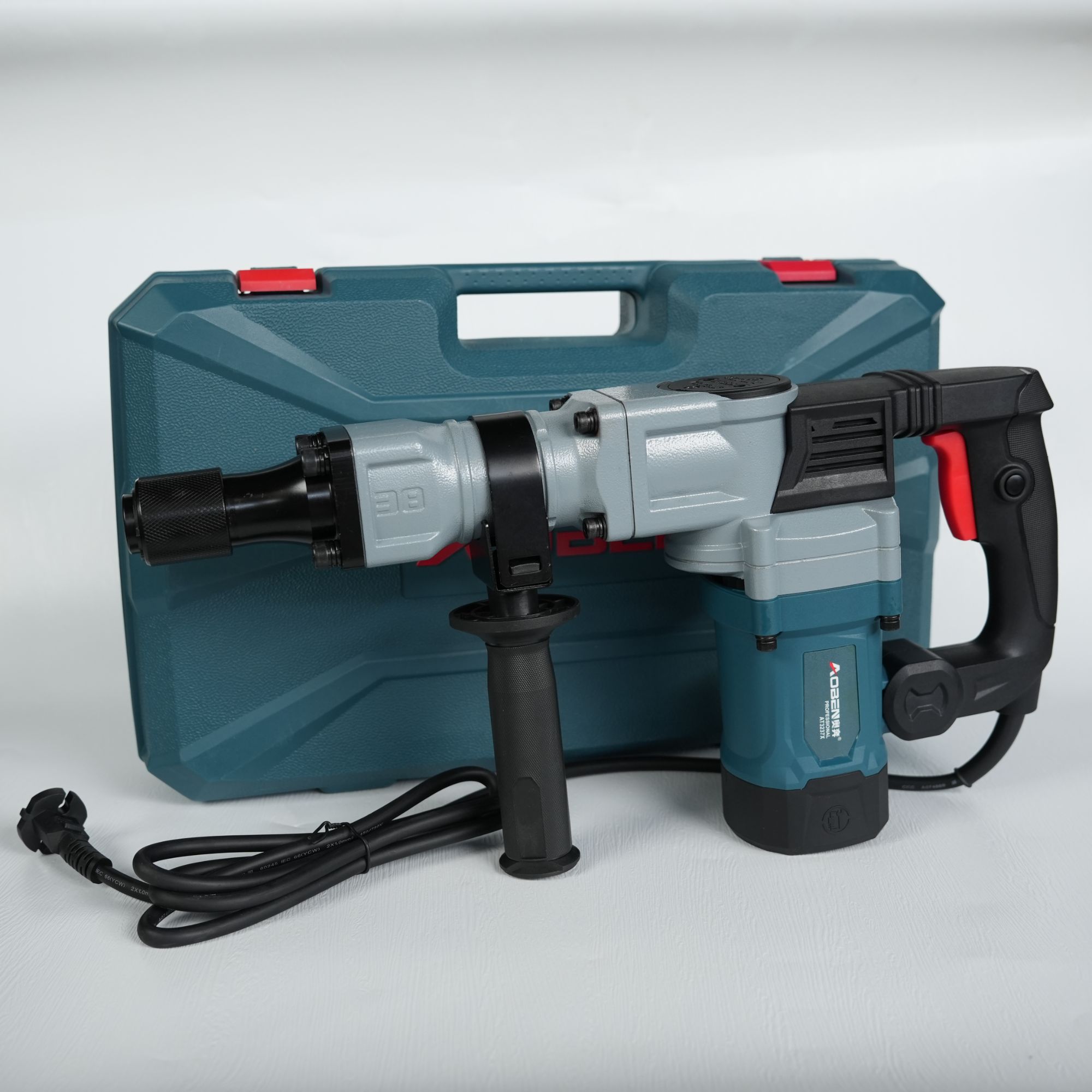 奥奔电镐AT3237工业级大功率混凝土单用拆墙专业开槽工具重型电锤