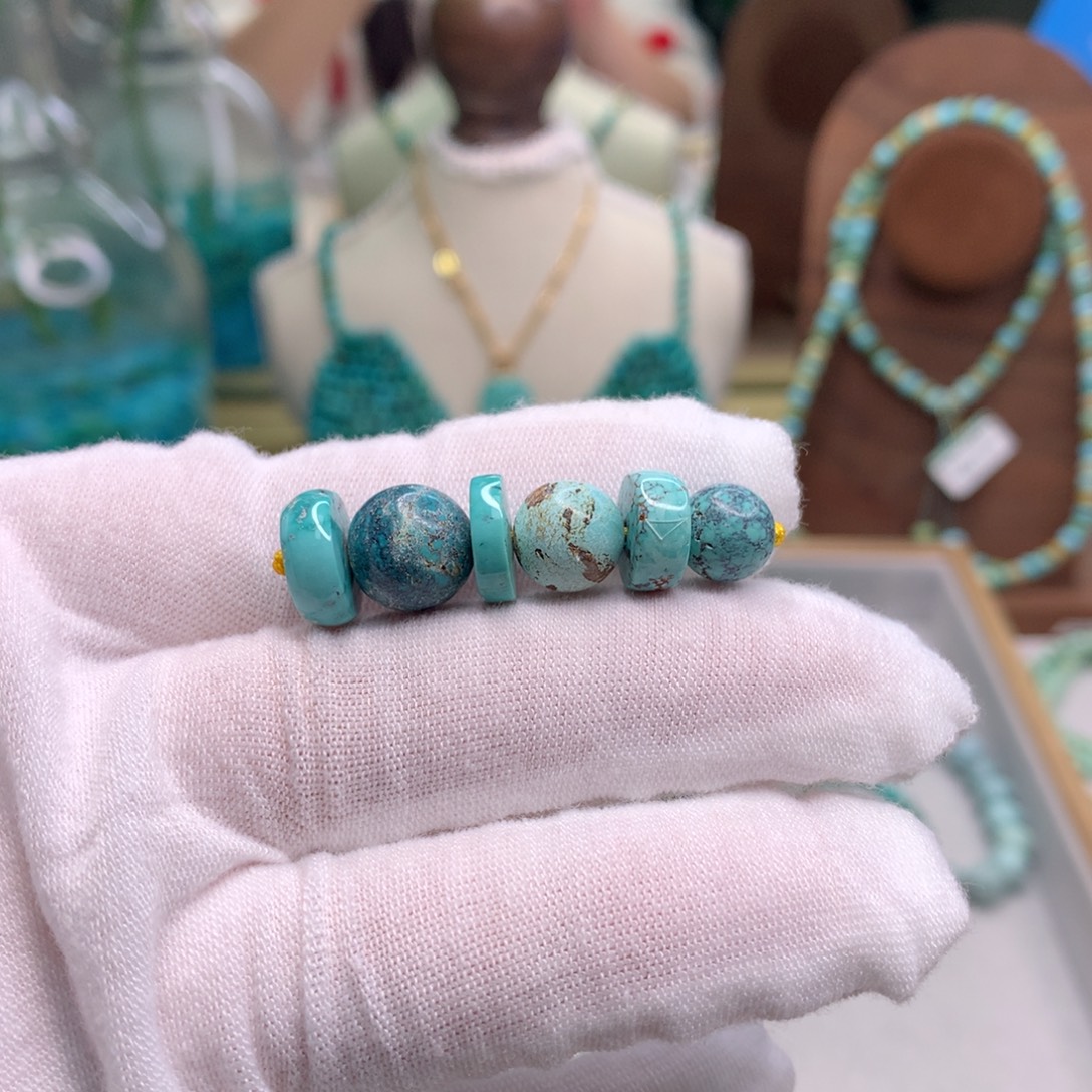 绿松石未镶嵌配饰