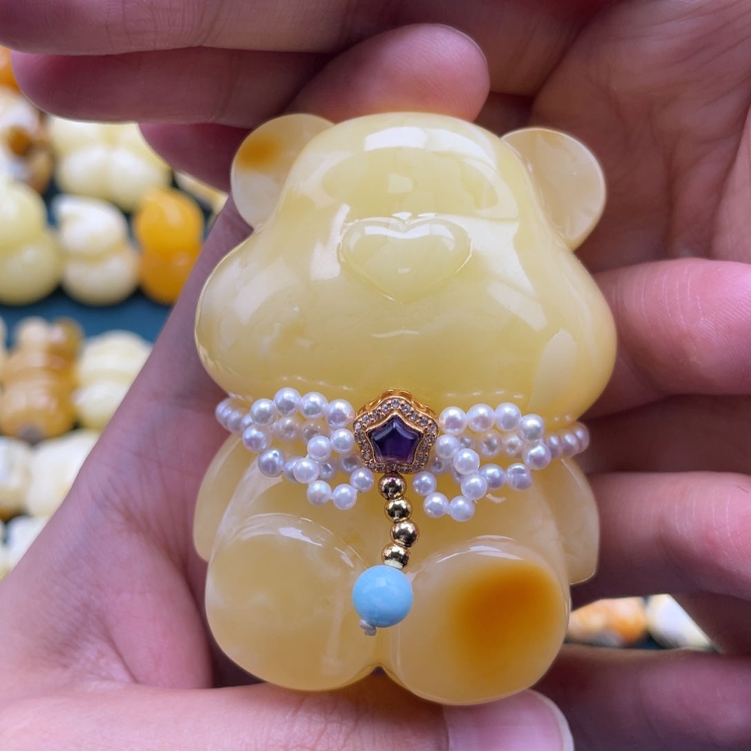 琥珀未镶嵌裸石蜜蜡