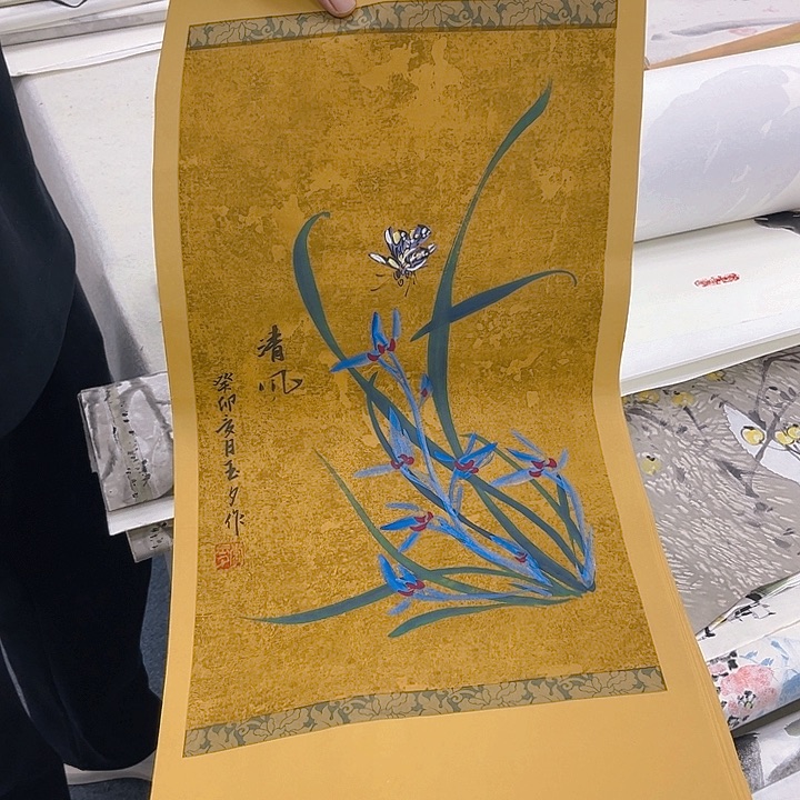 国画纯手绘字画宣纸